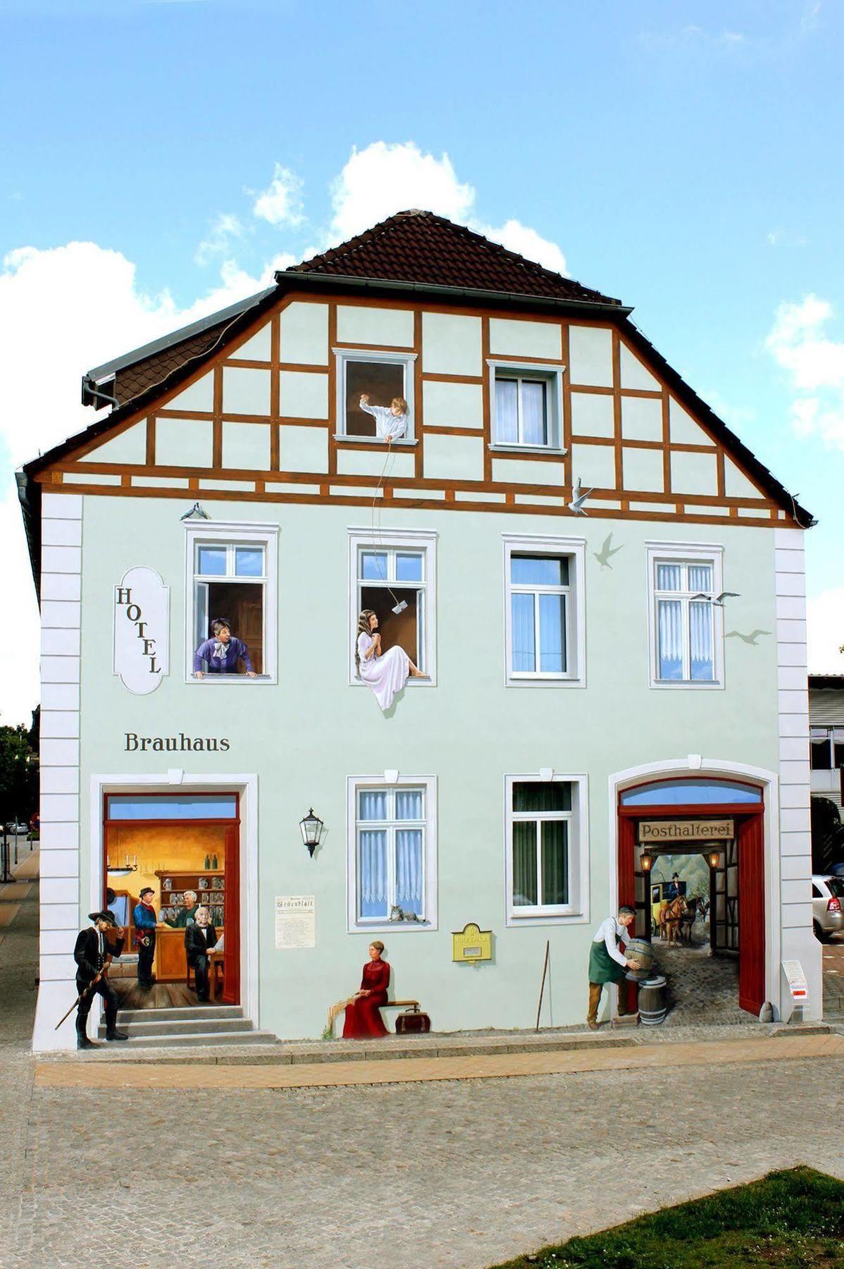 Hotel Am Brauhaus فارين المظهر الخارجي الصورة